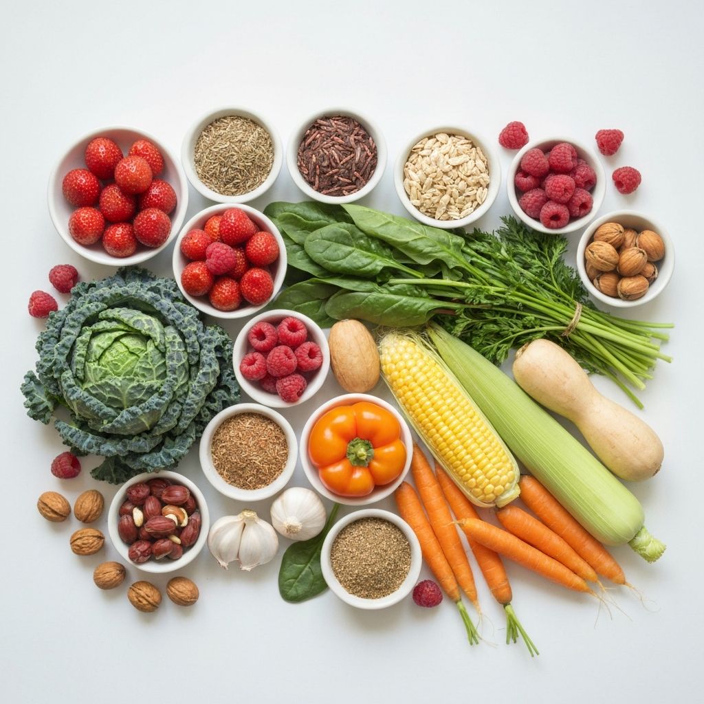 Różnorodność naturalnych produktów